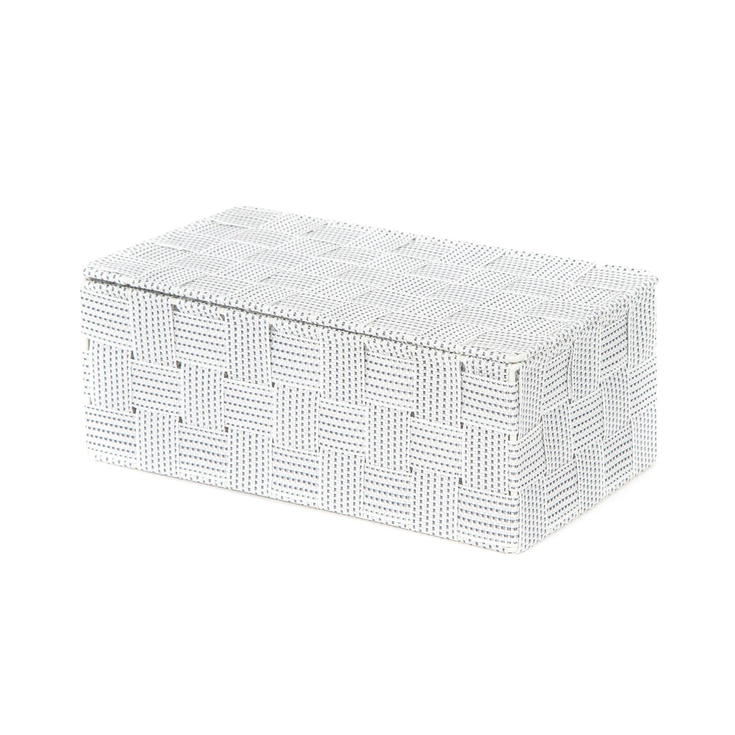 Caja de almacenamiento con tapa Stan L blanco