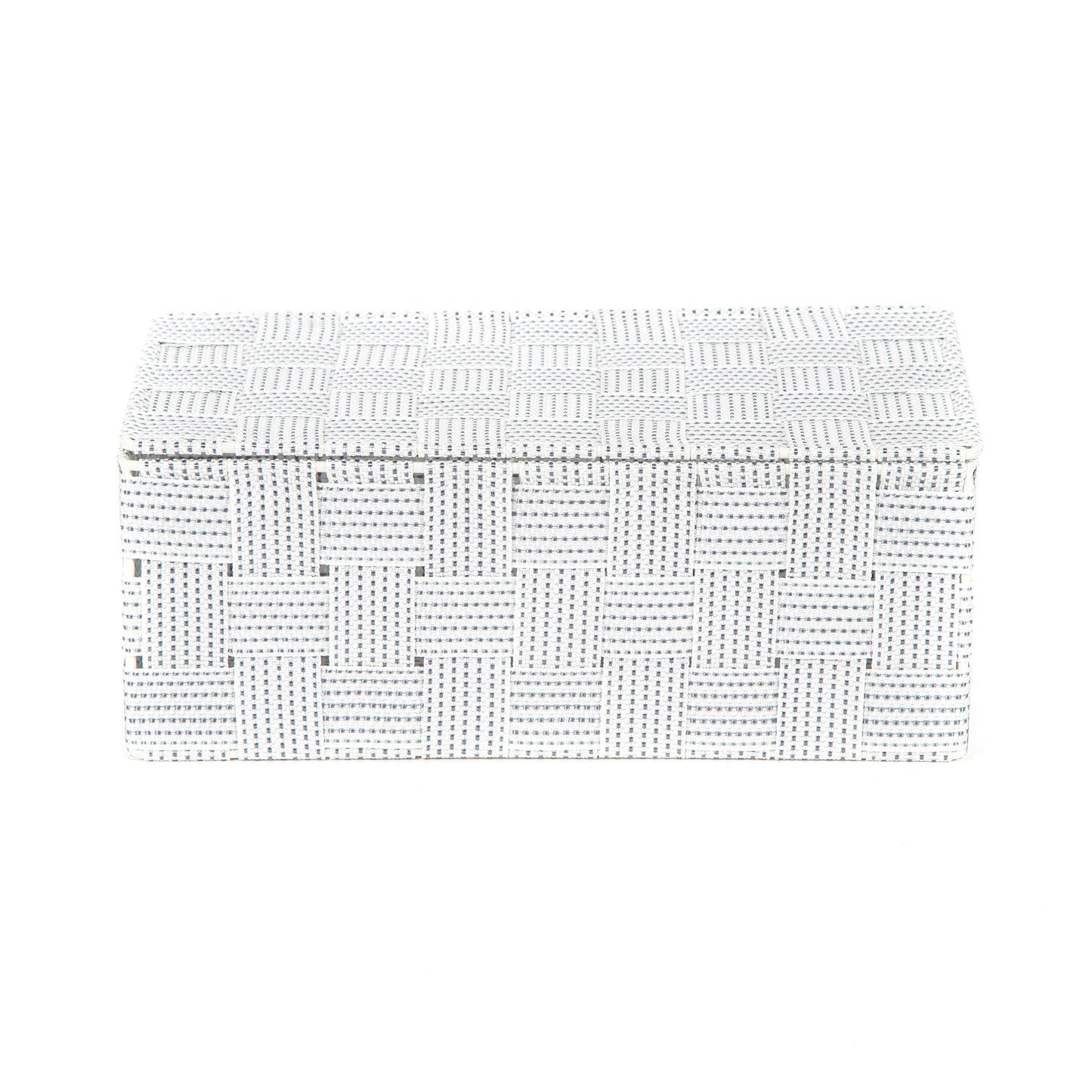 Caja de almacenamiento con tapa Stan L blanco