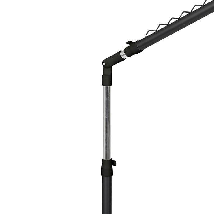 Perchero basculante bajo escalera Cliff negro